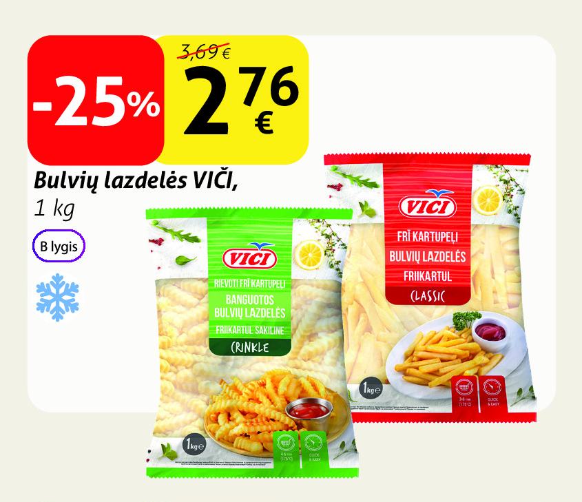 Bulvių lazdelės VIČI, 1 kg