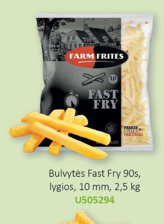Bulvytės Fast Fry 90s, 10 mm