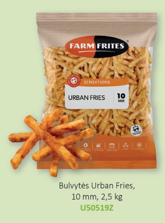 Bulvytės Urban Fries, 10 mm