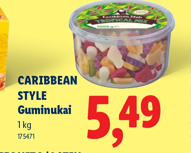 CARIBBEAN STYLE Guminukai, 1 kg