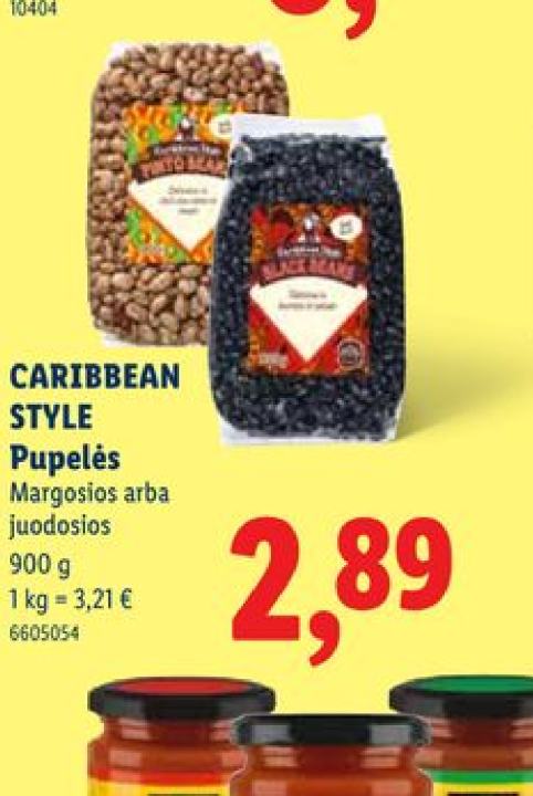 CARIBBEAN STYLE Pupelės, 900 g