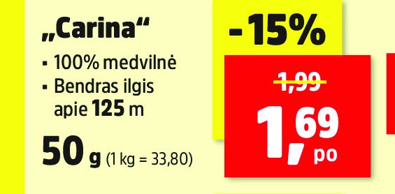 „Carina“, 50 g