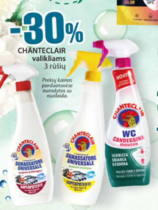 CHANTECLAIR valikliams