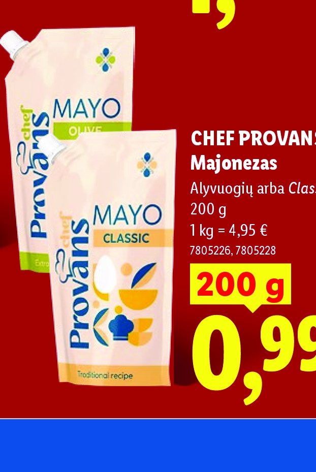 CHEF PROVANS Majonezas, 200 g