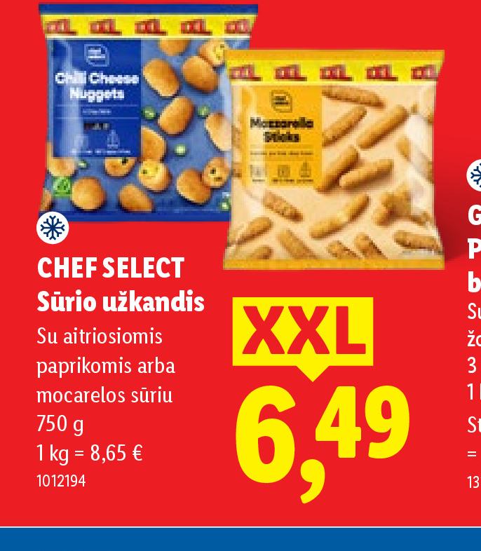 CHEF SELECT Sūrio užkandis, 750 g