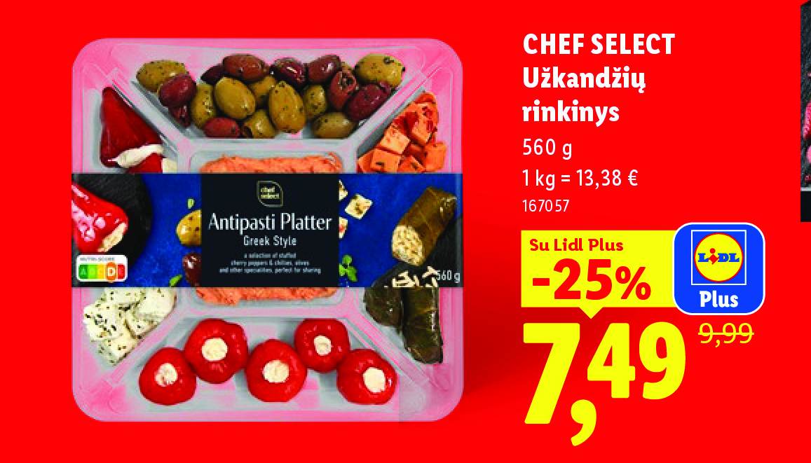 CHEF SELECT Užkandžių rinkinys, 560 g