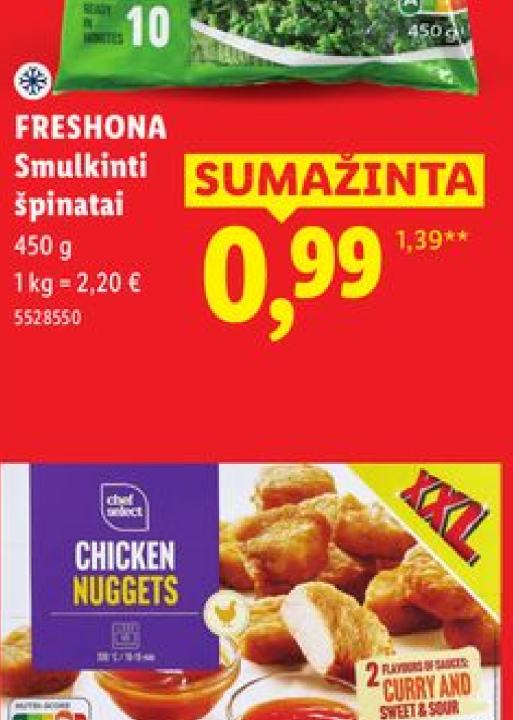 CHEF SELECT Vištienos kepsneliai XXL, 700 g