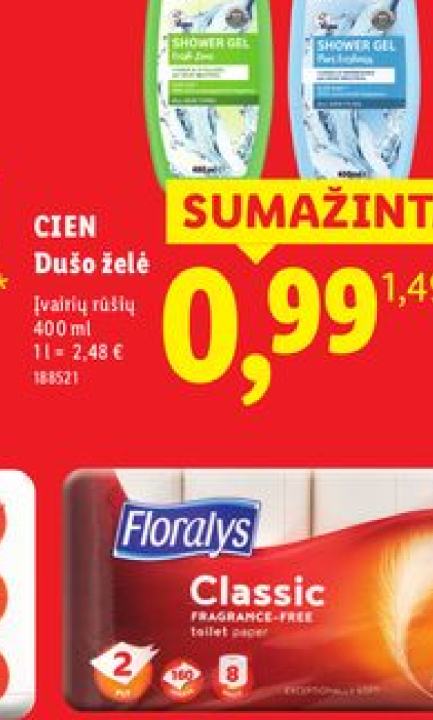 CIEN Dušo želė, 400 ml