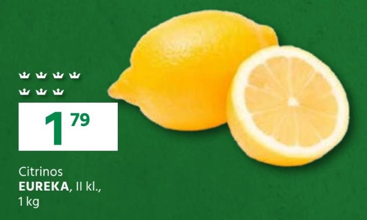 Citrinos EUREKA, 1 kg