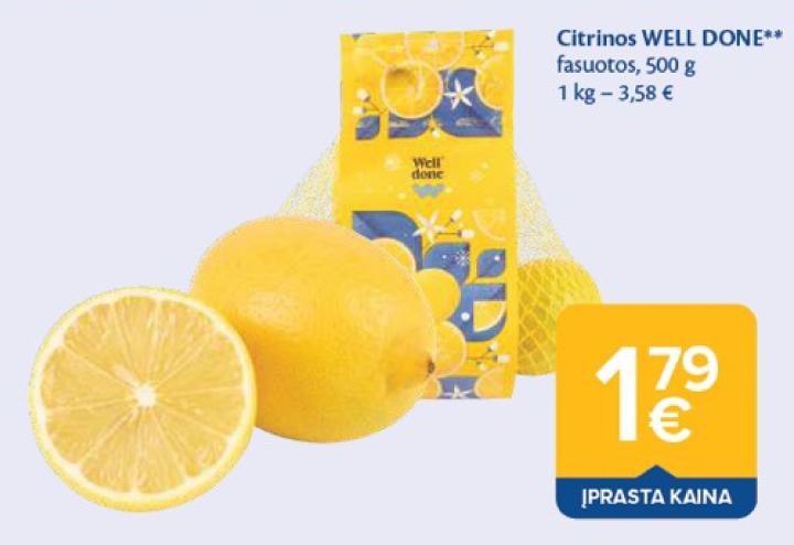 Citrinos WELL DONE, 500 g