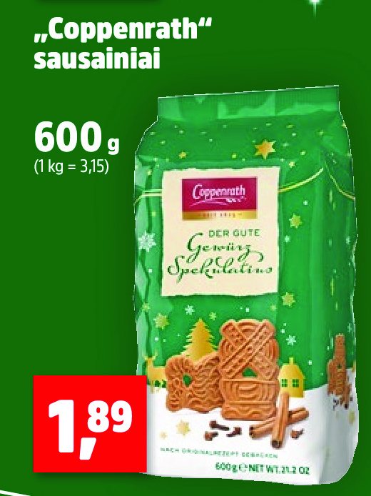 „Coppenrath“ sausainiai, 600 g