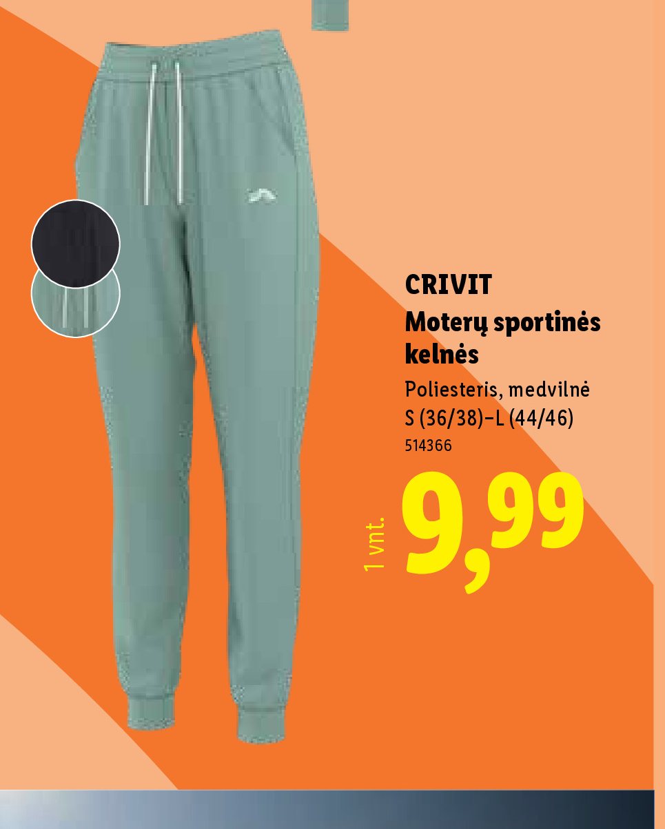 CRIVIT Moterų sportinės kelnės