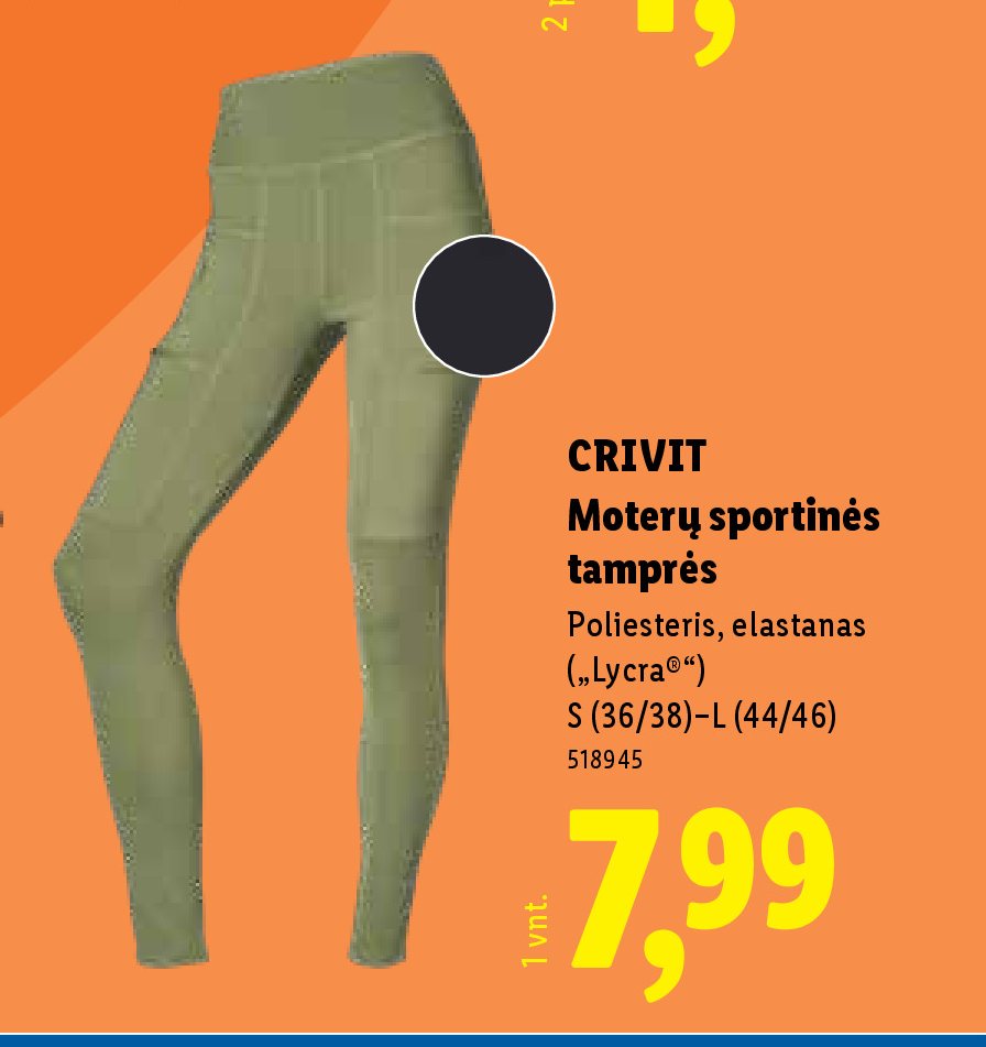 CRIVIT Moterų sportinės tamprės