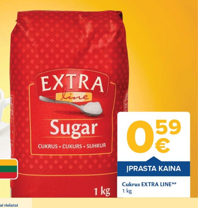 Cukrus EXTRA LINE, 1 kg