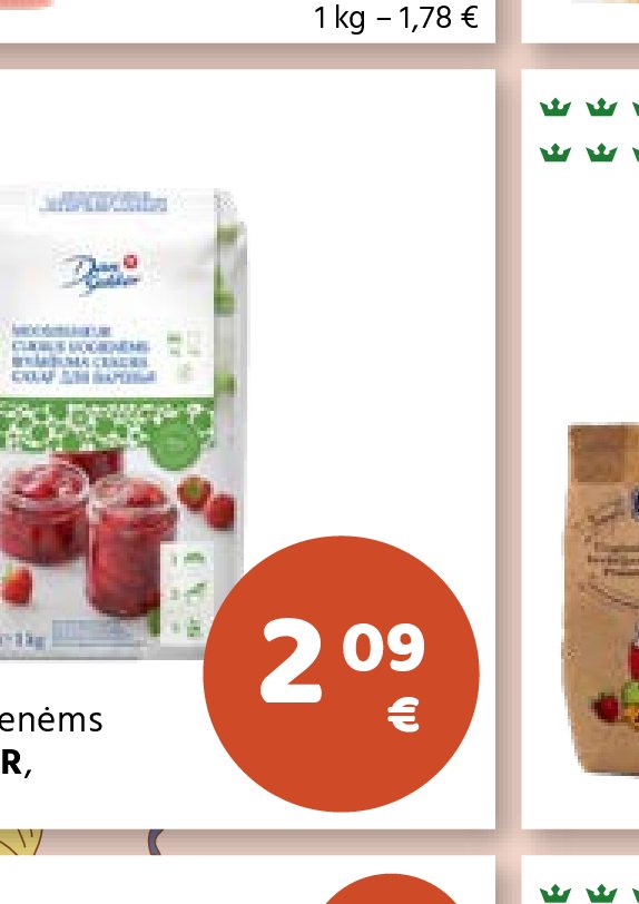 Cukrus uogienėms DANSUKKER, 1 kg