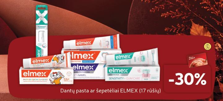 Dantų pasta ar šepetėliai ELMEX