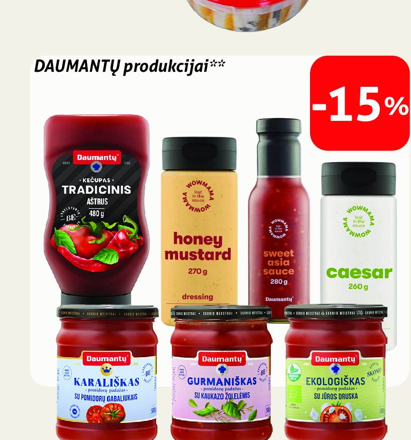 DAUMANTŲ produkcijai