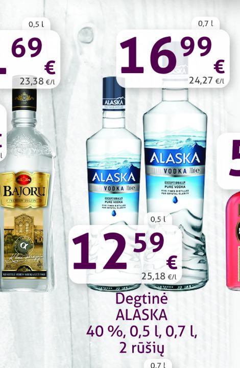 Degtinė ALASKA, 0.5 l