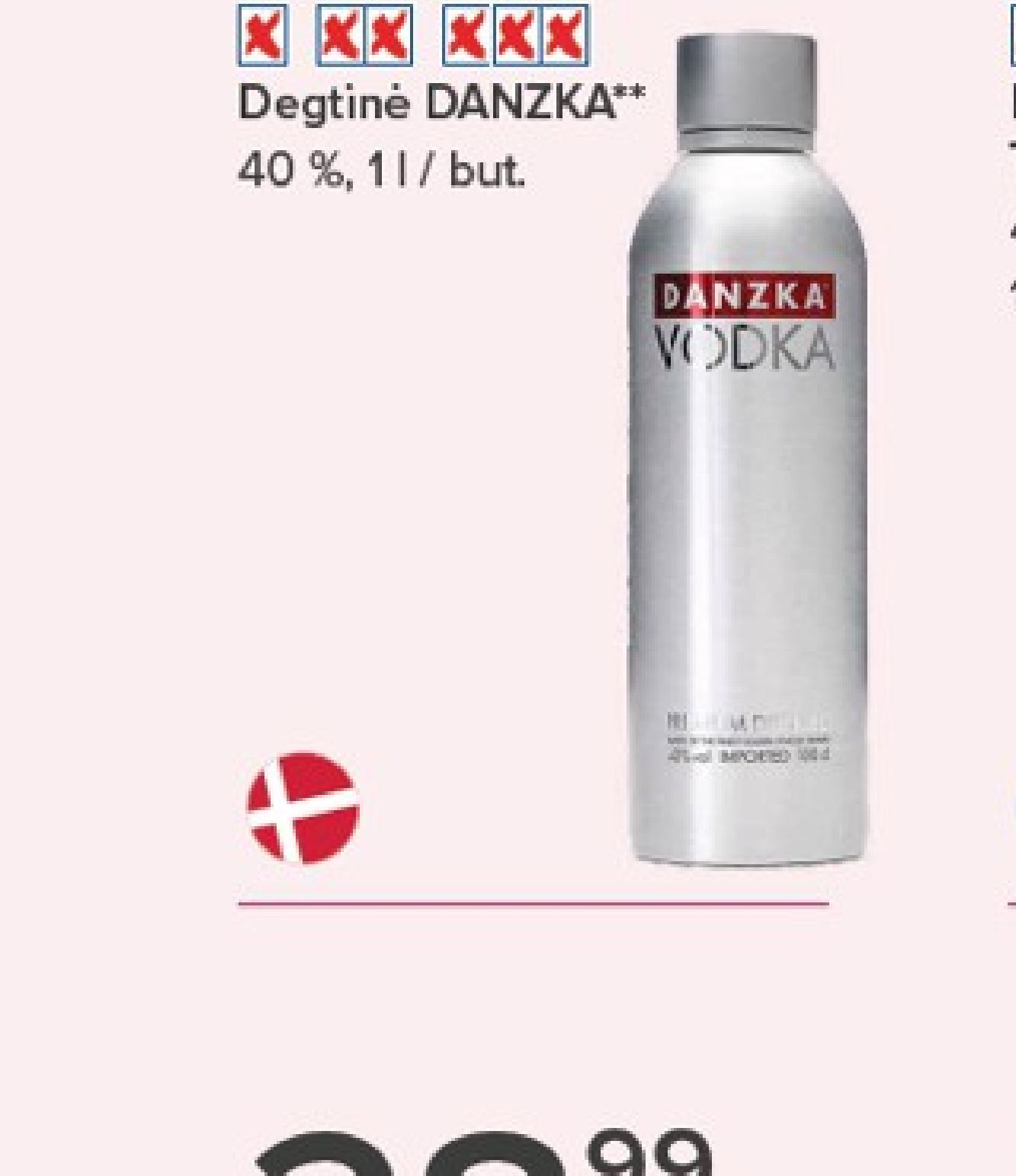 Degtinė DANZKA, 1 l