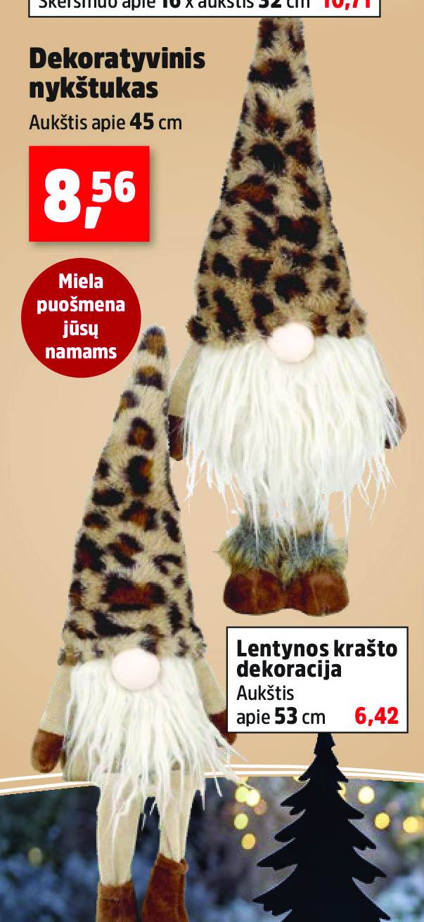 Dekoratyvinis nykštukas, 45 cm