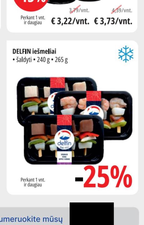 DELFIN iešmeliai, 240 g
