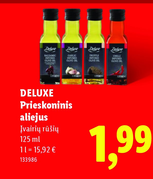 DELUXE Prieskoninis aliejus, 125 ml