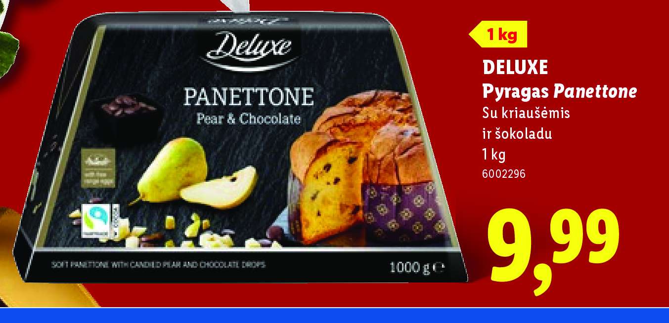DELUXE Pyragas Panettone, 1 kg