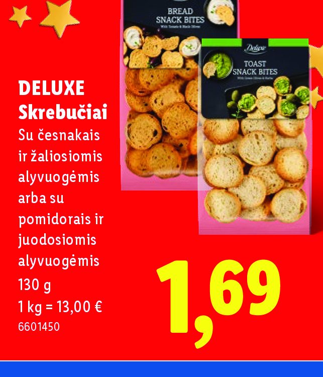 DELUXE Skrebučiai, 130 g