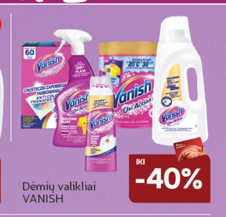 Dėmių valikliai VANISH