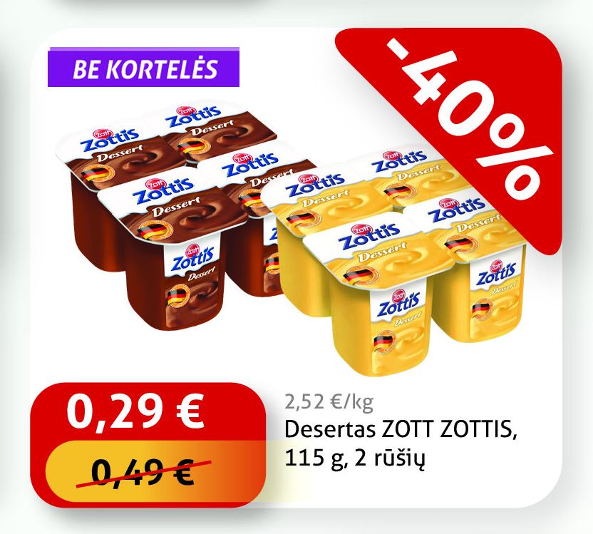Desertas ZOTT ZOTTIS, 115 g