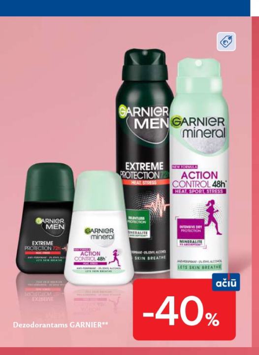 Dezodorantams GARNIER