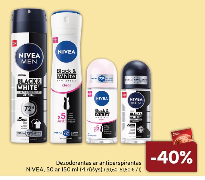 Dezodorantas ar antiperspirantas NIVEA, 150 ml