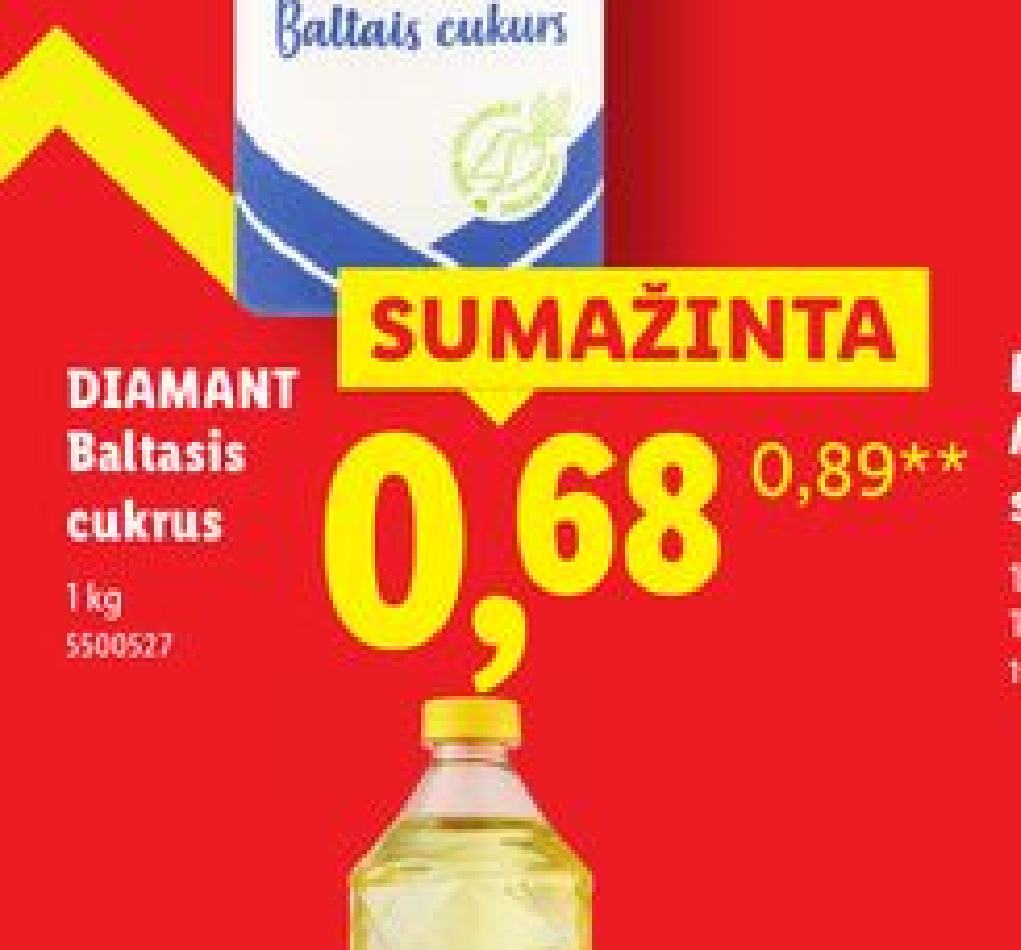 DIAMANT Baltasis cukrus, 1 kg