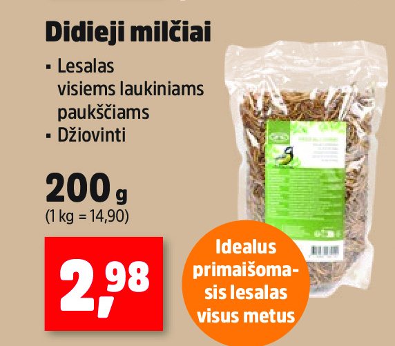 Didieji milčiai, 200 g