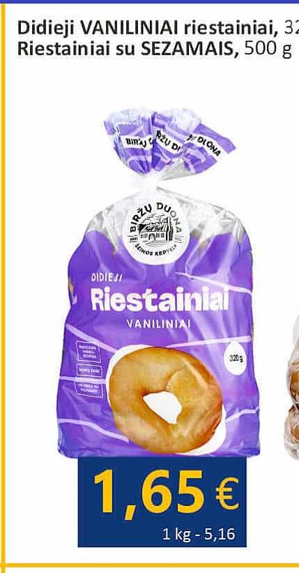 Didieji VANILINIAI riestainiai, 320 g