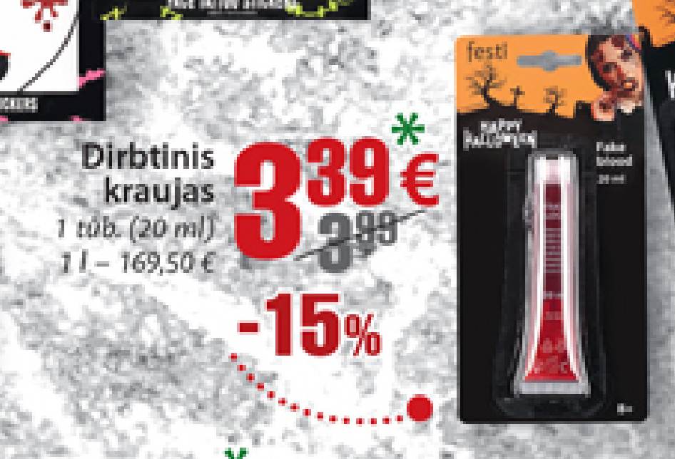 Dirbtinis kraujas, 20 ml