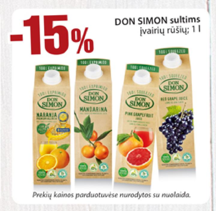 DON SIMON sultims, 1 l