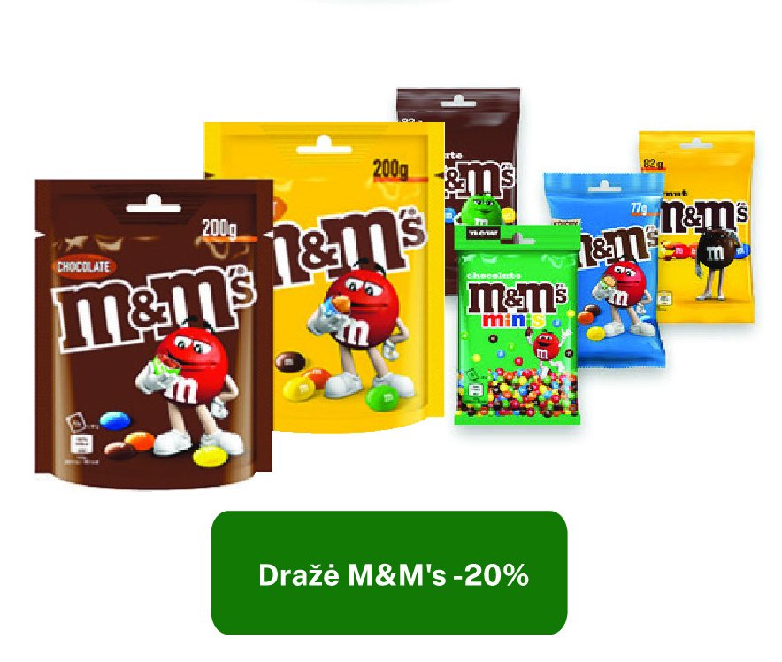 Dražė M&M's