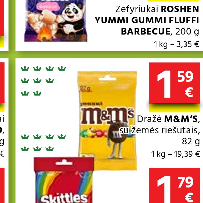 Dražė M&M'S, 82 g