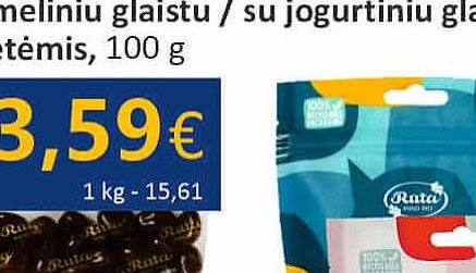 Dražė RAZINOS SU ŠOKOLADU, 230 g