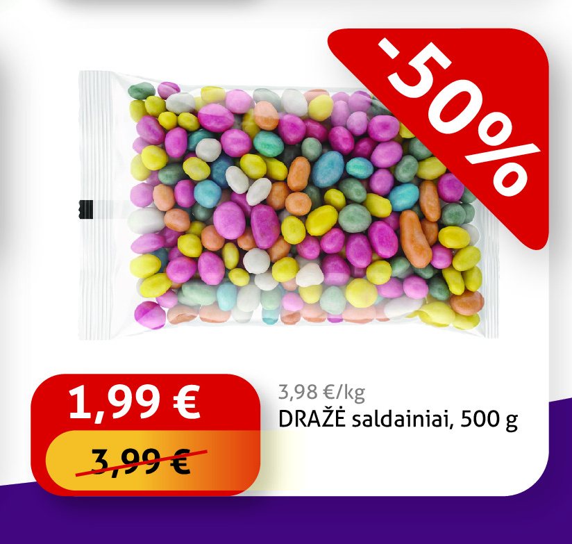DRAŽĖ saldainiai, 500 g