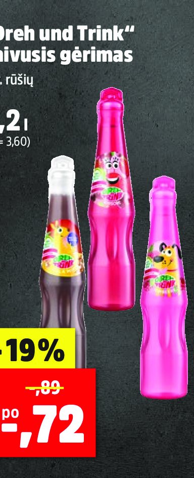 „Dreh und Trink“ gaivusis gėrimas, 0.2 l