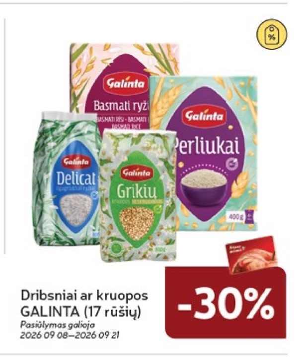 Dribsniai ar kruopos GALINTA