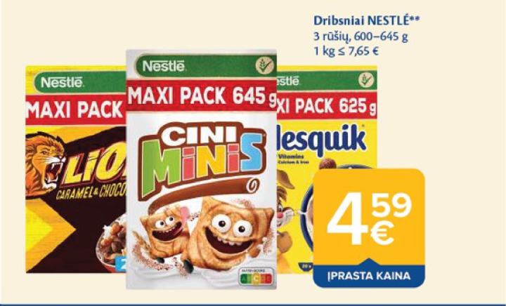 Dribsniai NESTLÉ, 645 g
