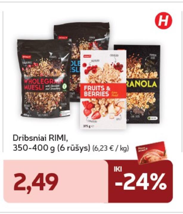 Dribsniai RIMI, 400 g