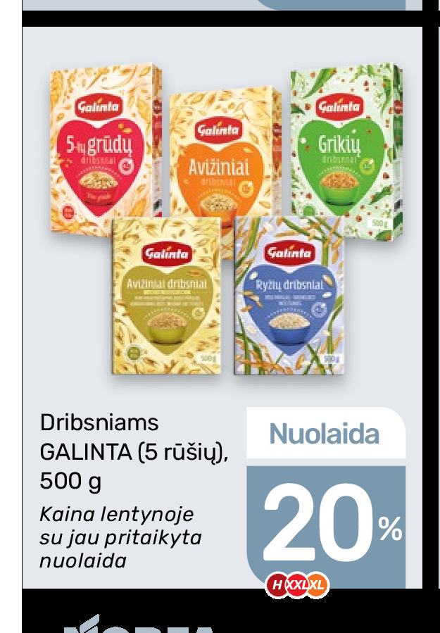 Dribsniams GALINTA, 500 g