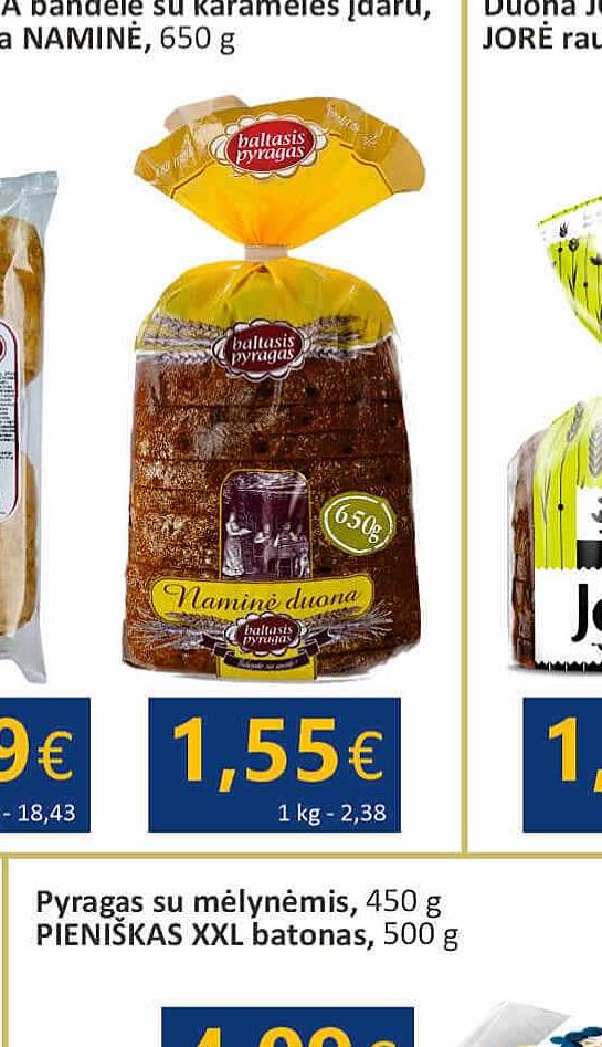 Duona NAMINĖ, 650 g
