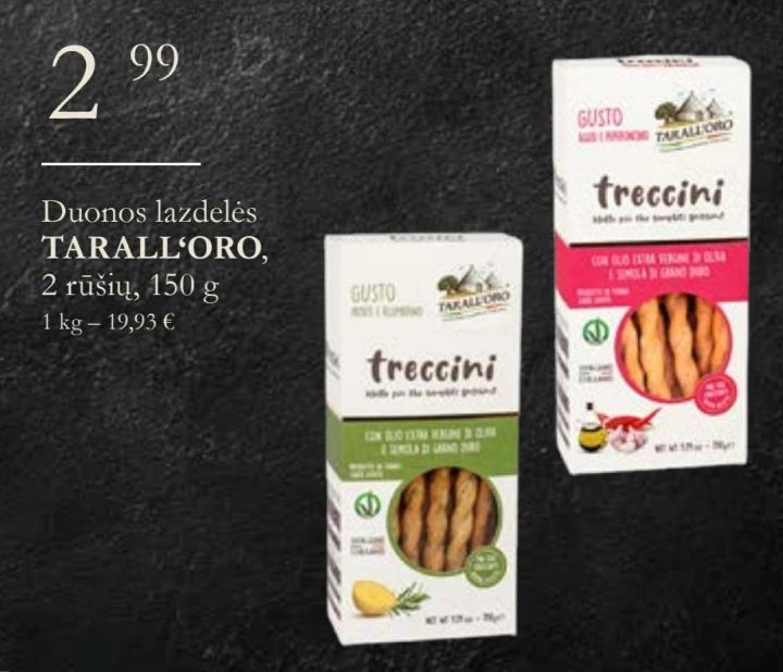 Duonos lazdelės TARALL'ORO, 150 g