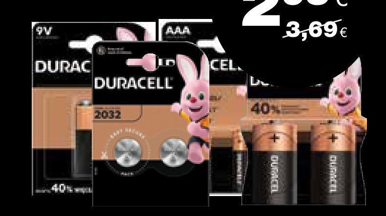 DURACELL elementams