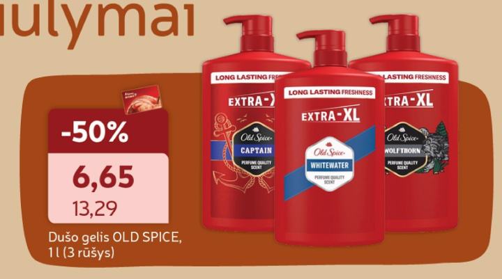 Dušo gelis OLD SPICE, 1 l